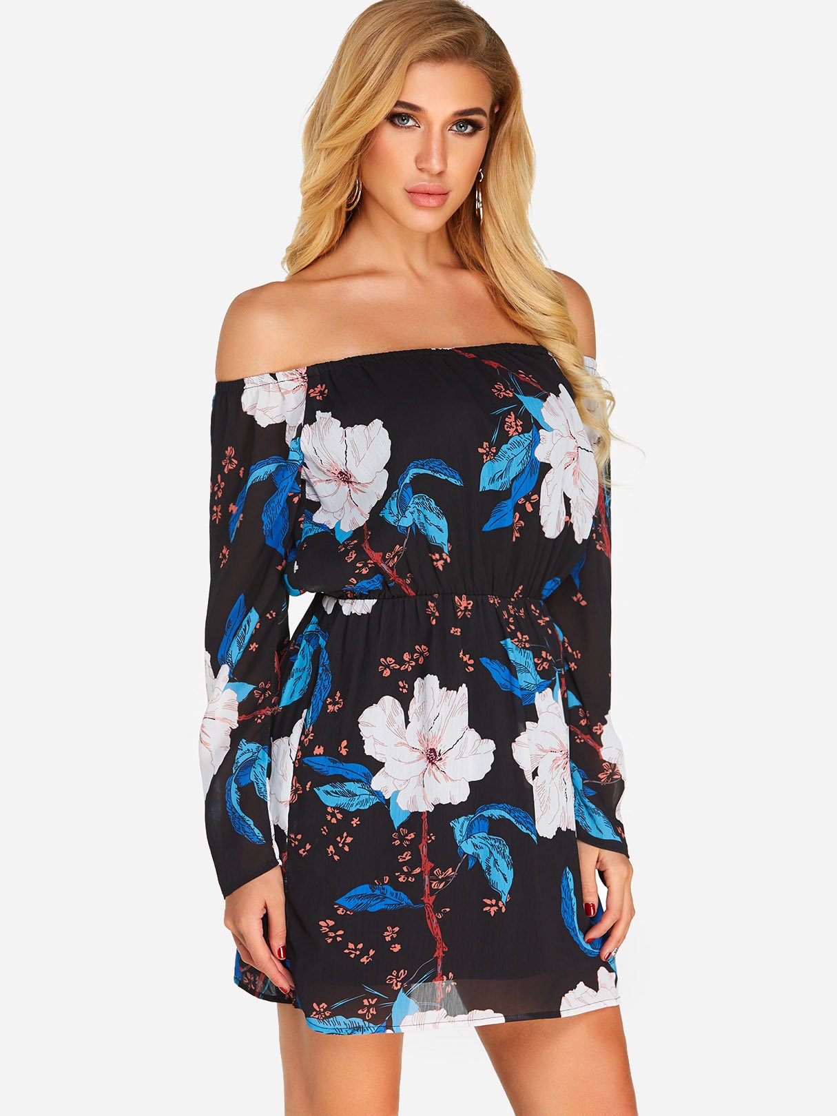 ODM Ladies Long Sleeve Mini Dress