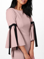 OEM Ladies Pink Casual Dresses