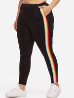 NEW FEELING Womens Black Plus Size Bottoms