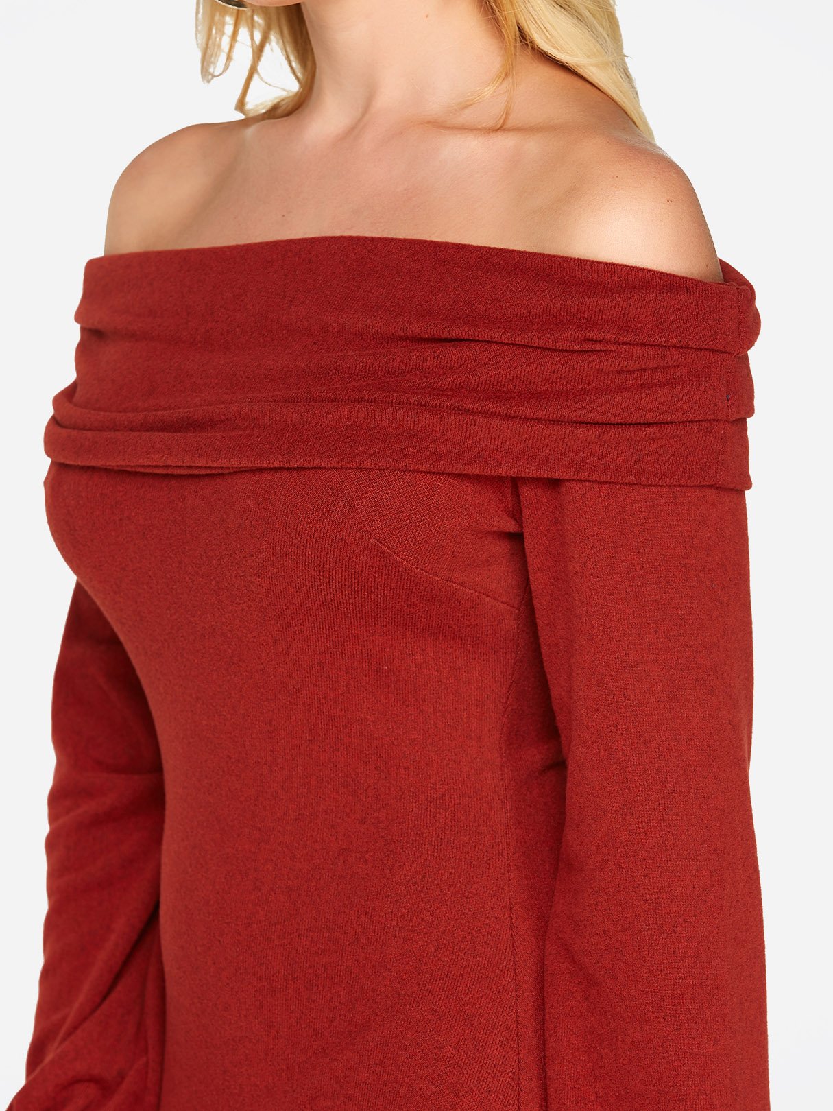 OEM ODM Ladies Grey Off The Shoulder Dresses