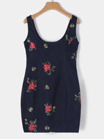 OEM Ladies Navy Mini Dresses