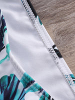 Custom Blue And White Triangle Bikini