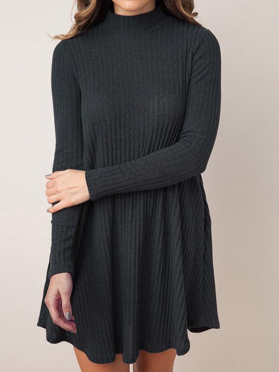 OEM Ladies Grey Mini Dresses