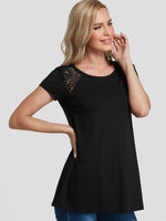 OEM Ladies Black T-Shirts