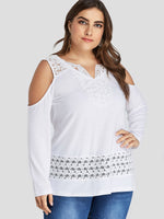 ODM Ladies Long Sleeve Plus Size Tops