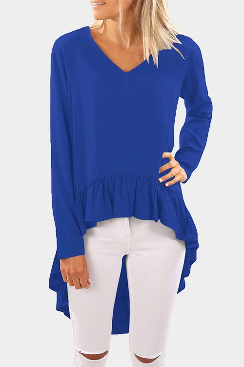 OEM Ladies Blue T-Shirts