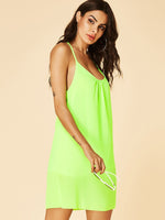 OEM Ladies Green Casual Dresses