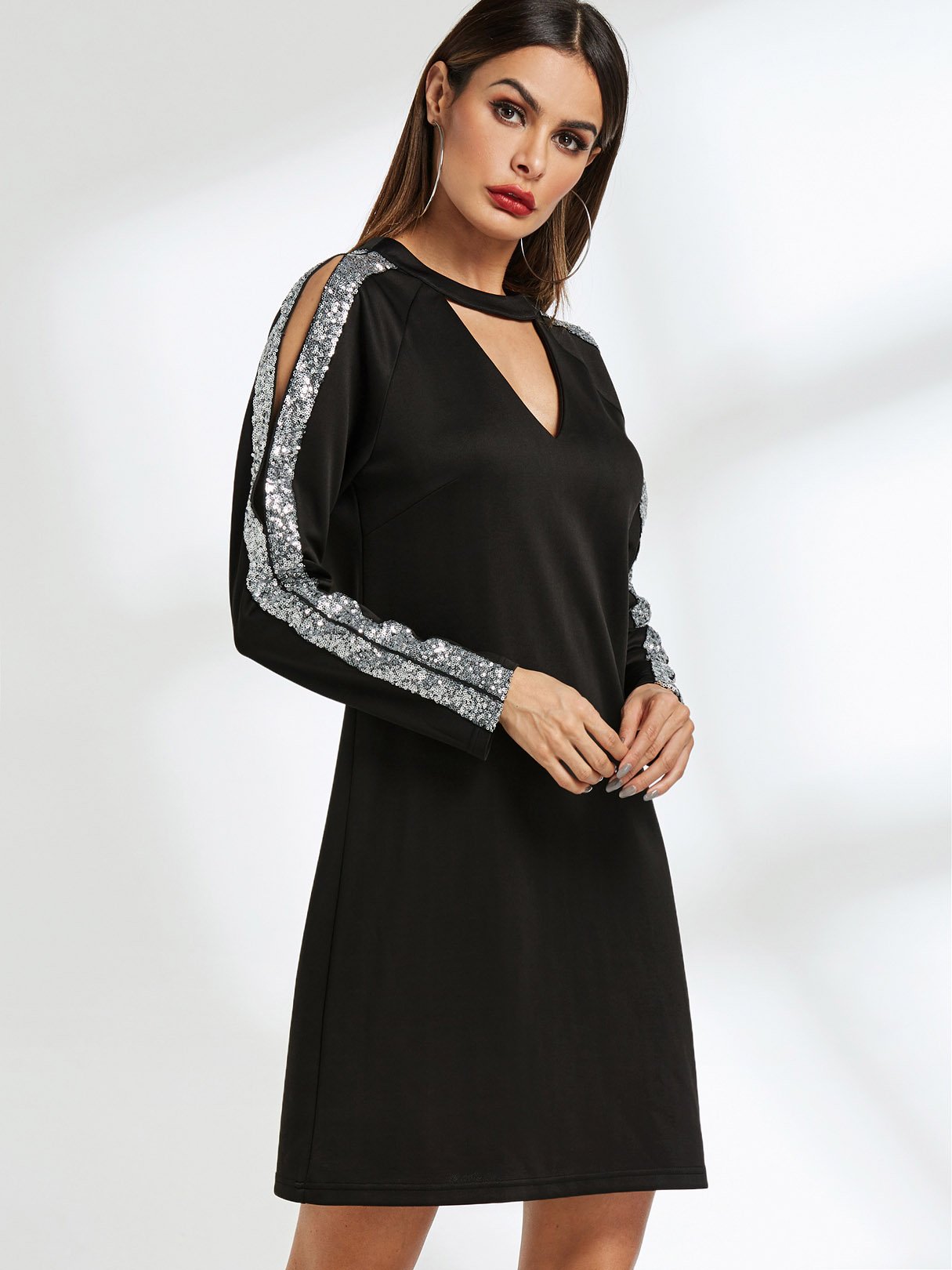 ODM Ladies Long Sleeve Casual Dresses