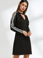 ODM Ladies Long Sleeve Casual Dresses