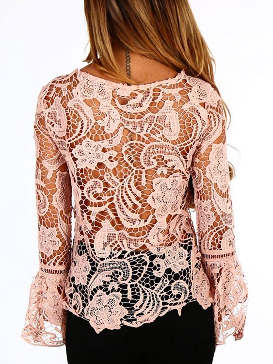 NEW FEELING Womens Pink Blouses