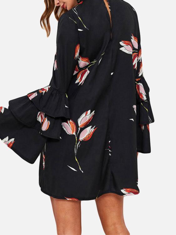 NEW FEELING Womens Floral Mini Dresses
