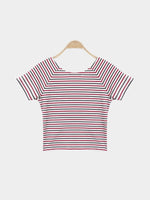 NEW FEELING Womens Red T-Shirts