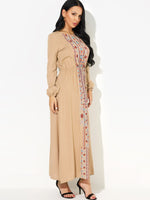 ODM Ladies Long Sleeve Maxi Dress