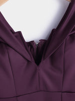 OEM Ladies Burgundy Sexy Dresses