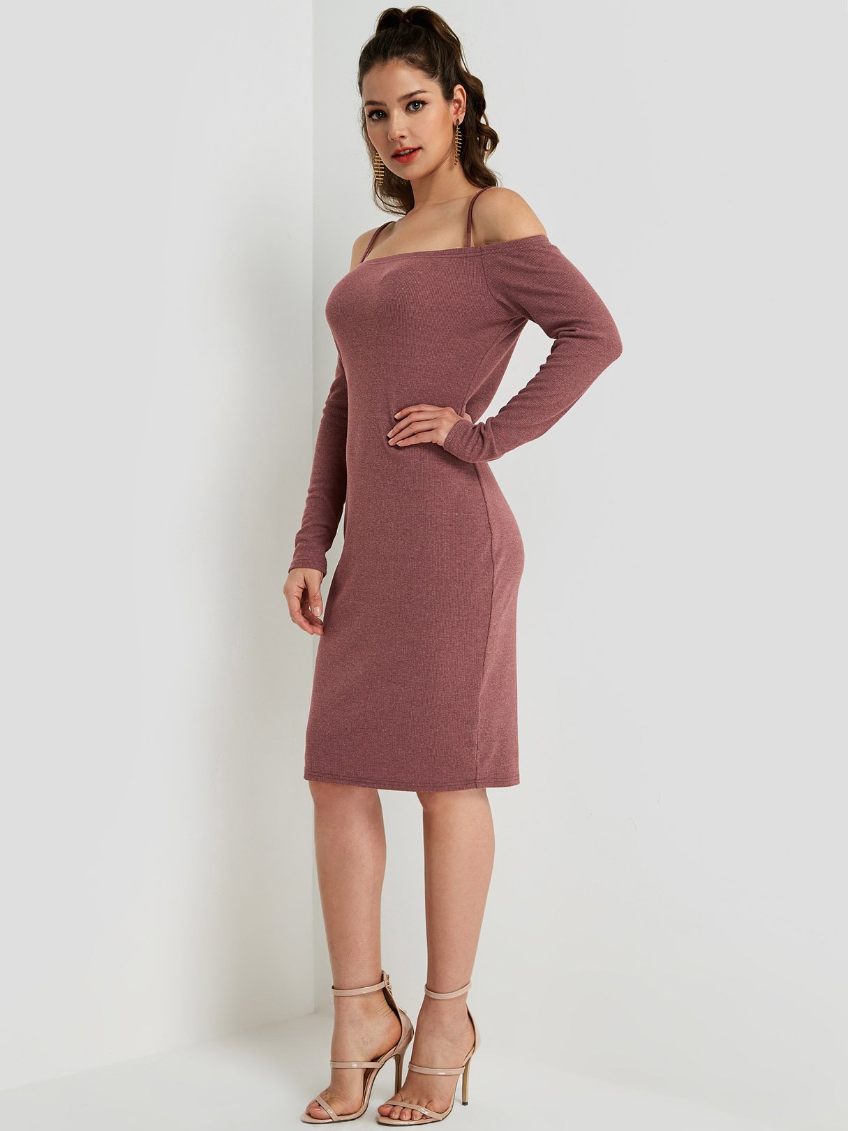 OEM Ladies Rust Midi Dresses