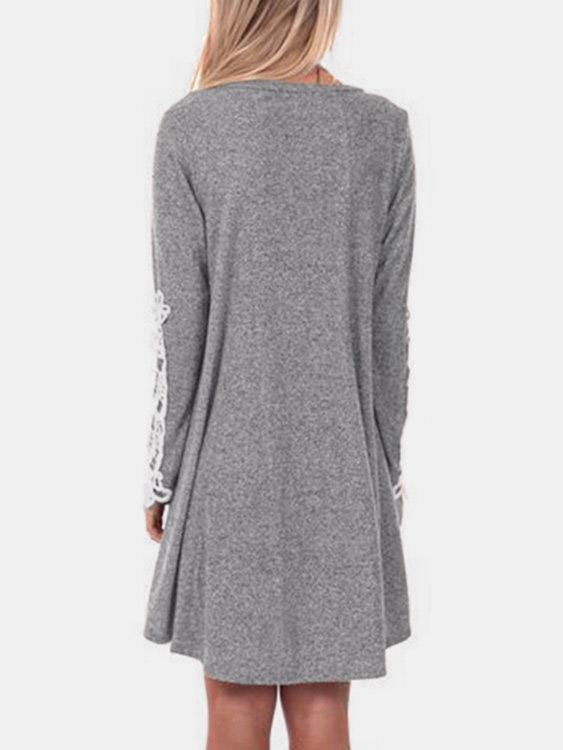 NEW FEELING Womens Grey Mini Dresses