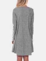 NEW FEELING Womens Grey Mini Dresses
