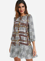 OEM Ladies Burgundy Casual Dresses