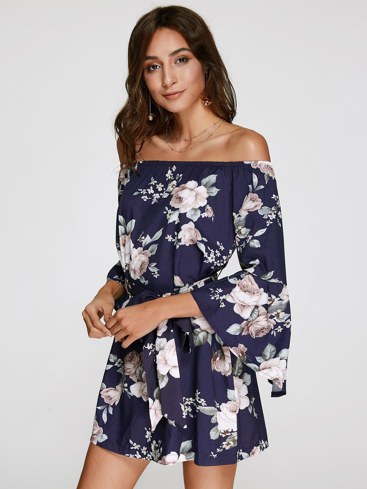 ODM Ladies 3/4 Sleeve Dresses