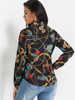 NEW FEELING Womens Black Blouses