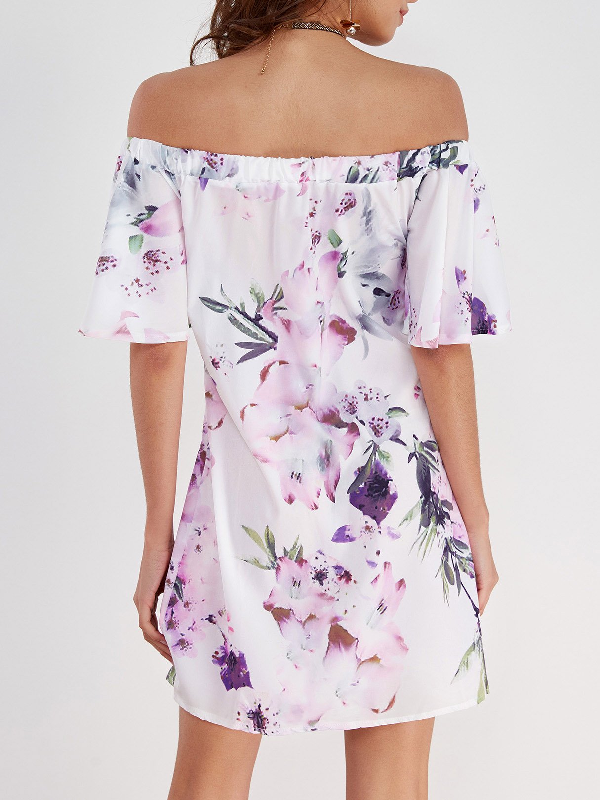 NEW FEELING Womens White Mini Dresses