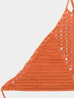 NEW FEELING Womens Orange Bikinis