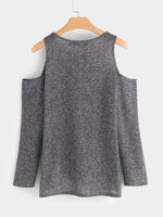 NEW FEELING Womens Grey T-Shirts