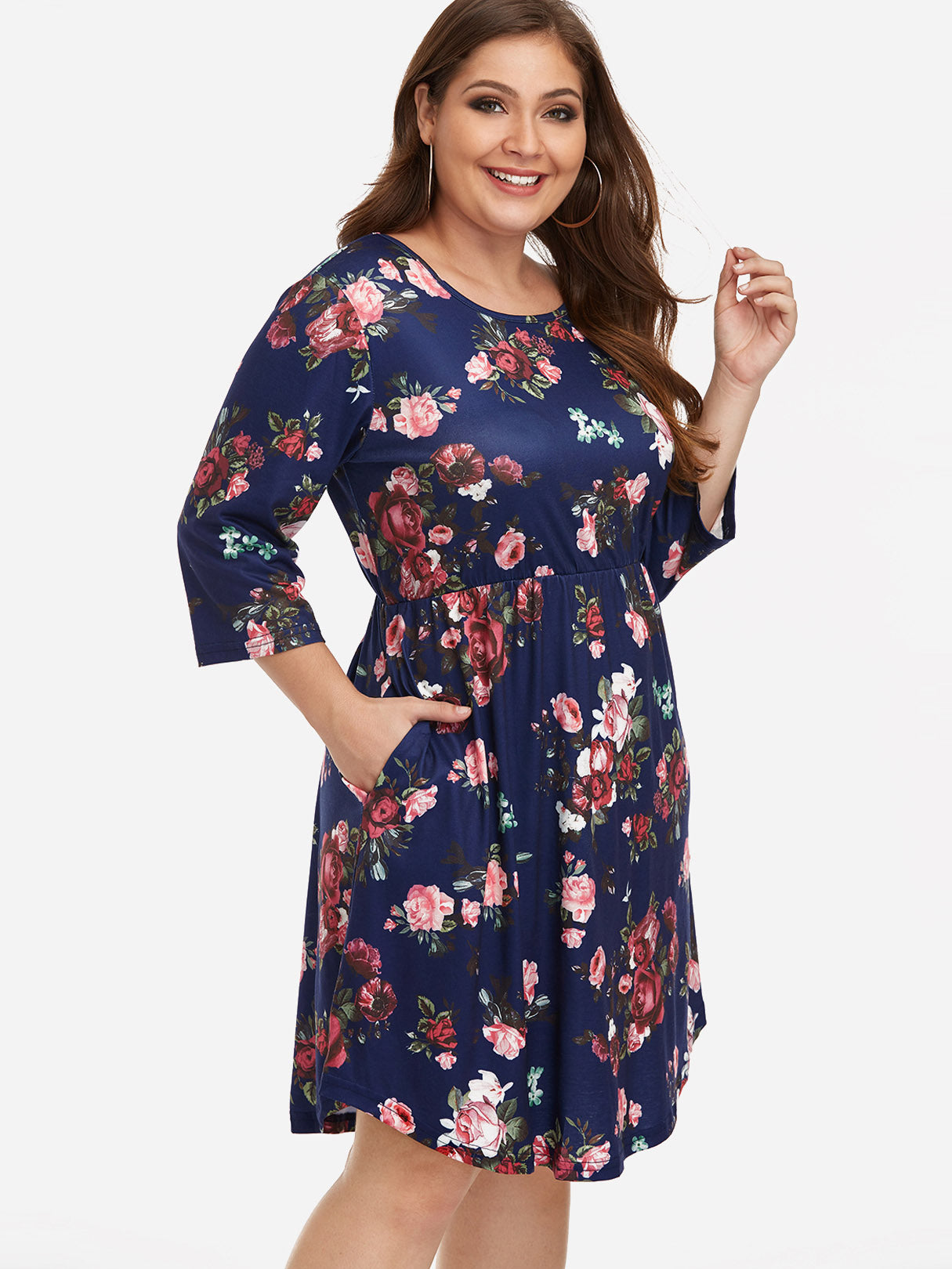 OEM ODM Blue Plus Size Cocktail Dresses