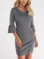 ODM Ladies 3/4 Sleeve Mini Dress