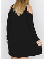 NEW FEELING Womens Black Mini Dresses