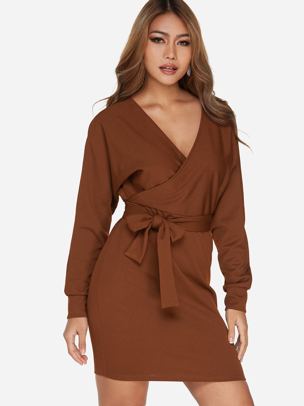 OEM ODM Womens Black V-Neck Dresses
