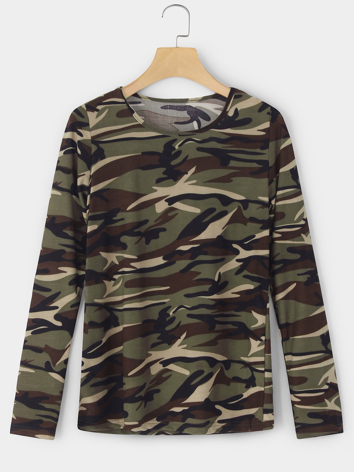 NEW FEELING Womens Green T-Shirts