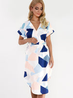 OEM ODM Womens White V-Neck Dresses