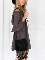 ODM Ladies 3/4 Sleeve Casual Dress