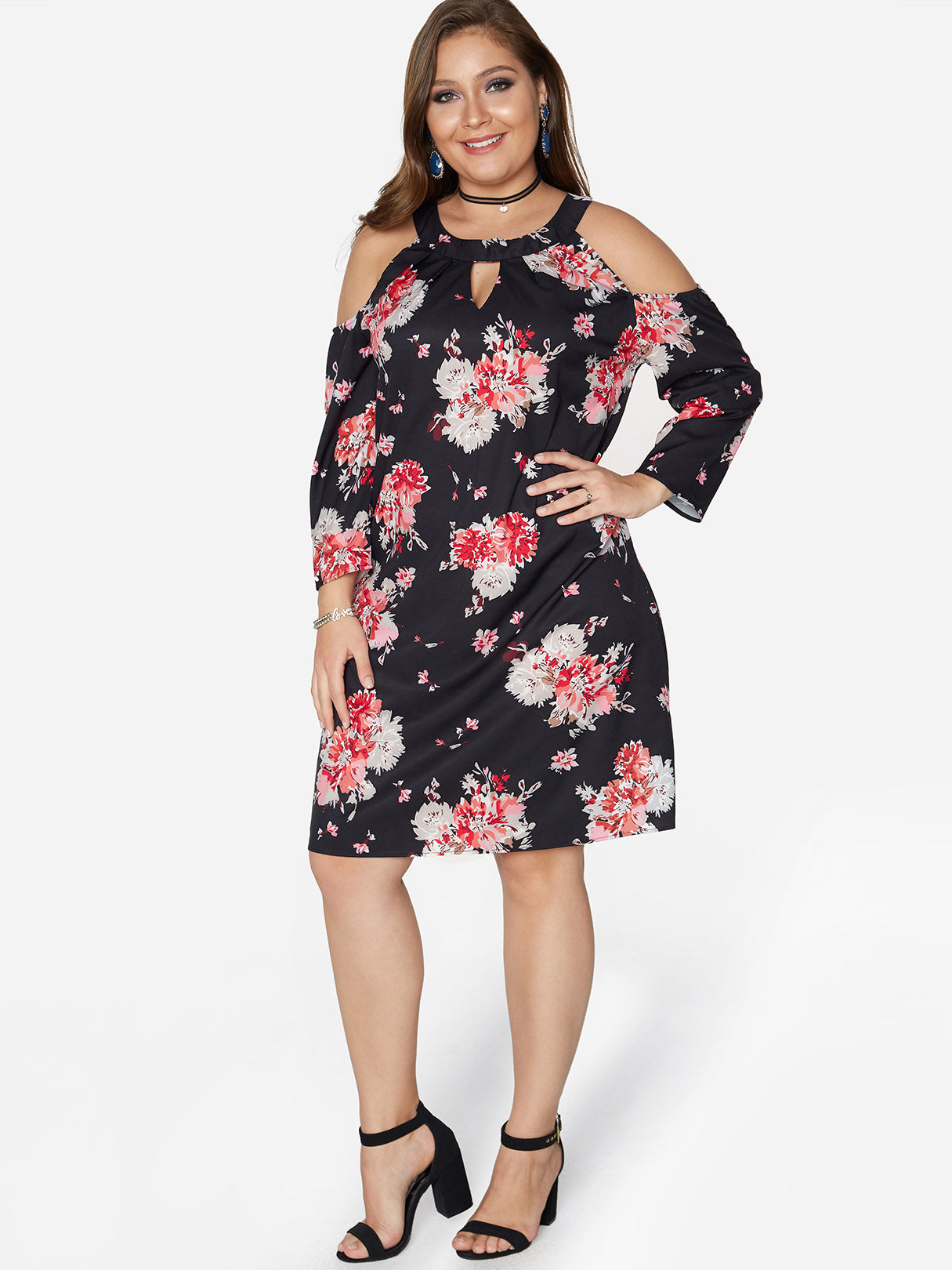 OEM Ladies Black Plus Size Dresses