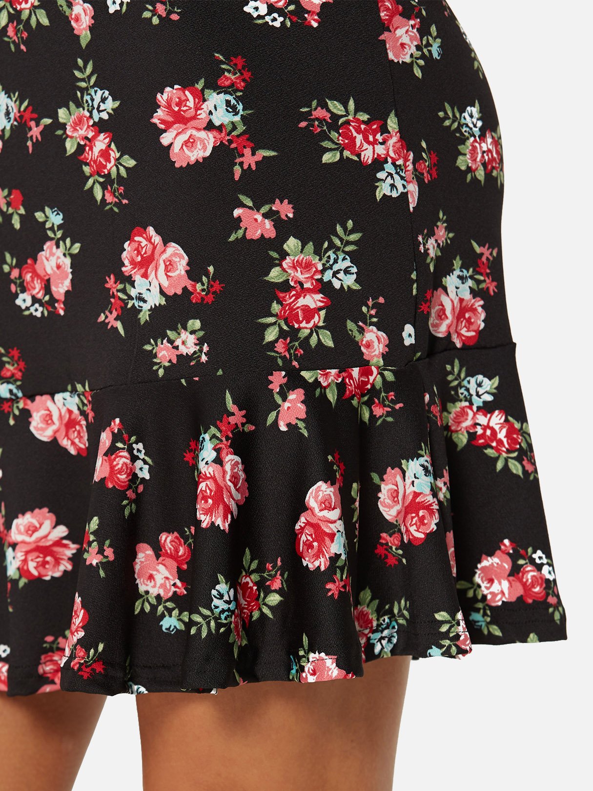 Custom Ladies V-Neck Mini Dress