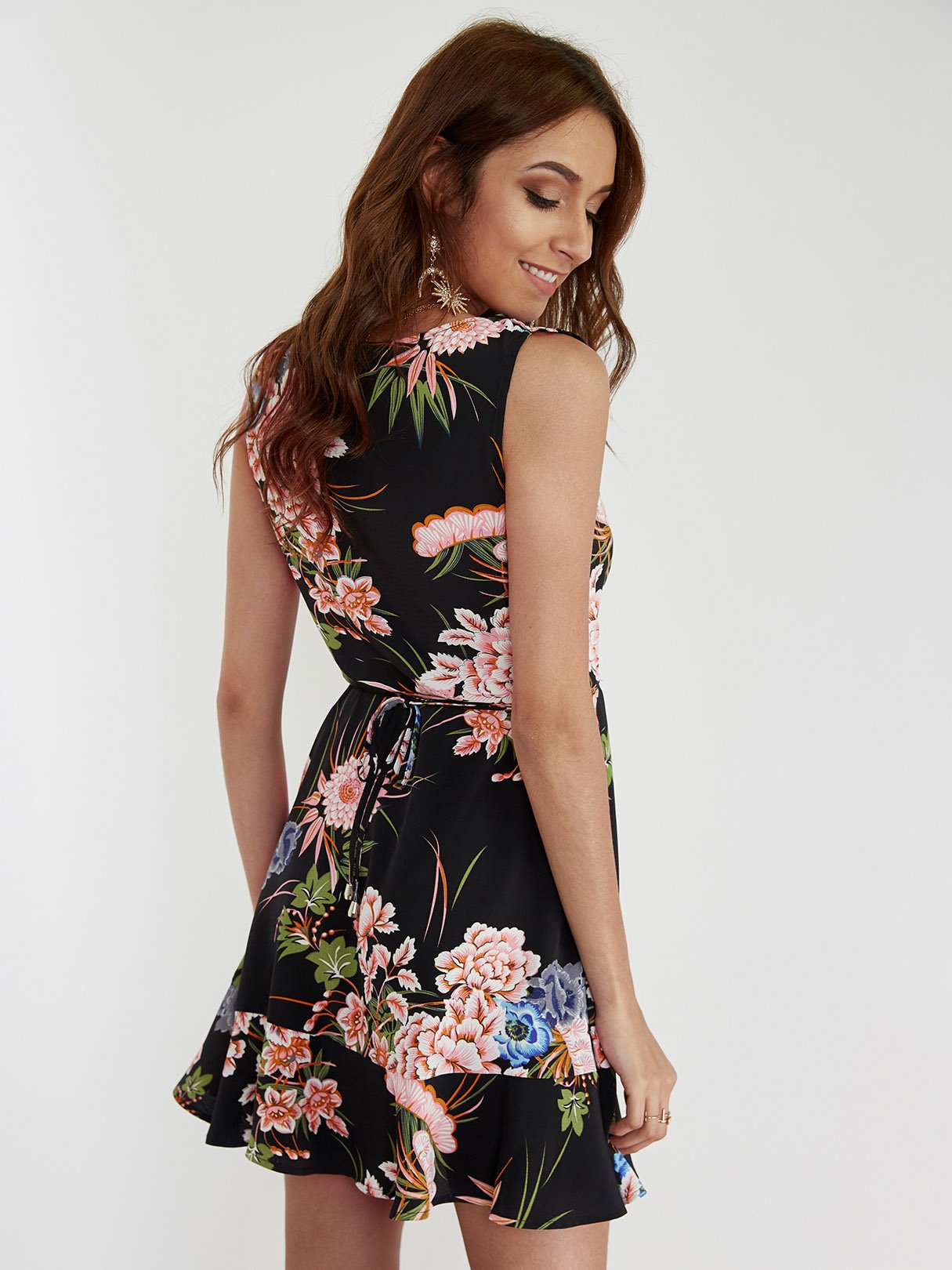 NEW FEELING Womens Black Mini Dresses