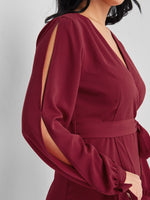 OEM ODM Emerald Green Long Sleeve Dress