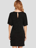 ODM Ladies Half Sleeve Casual Dress