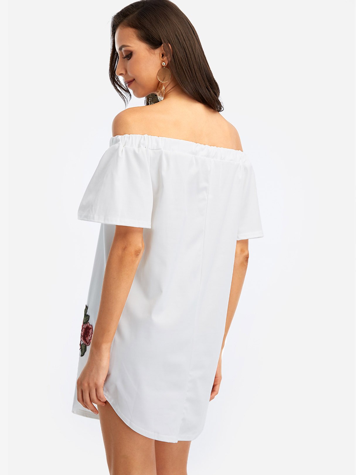 NEW FEELING Womens White Mini Dresses