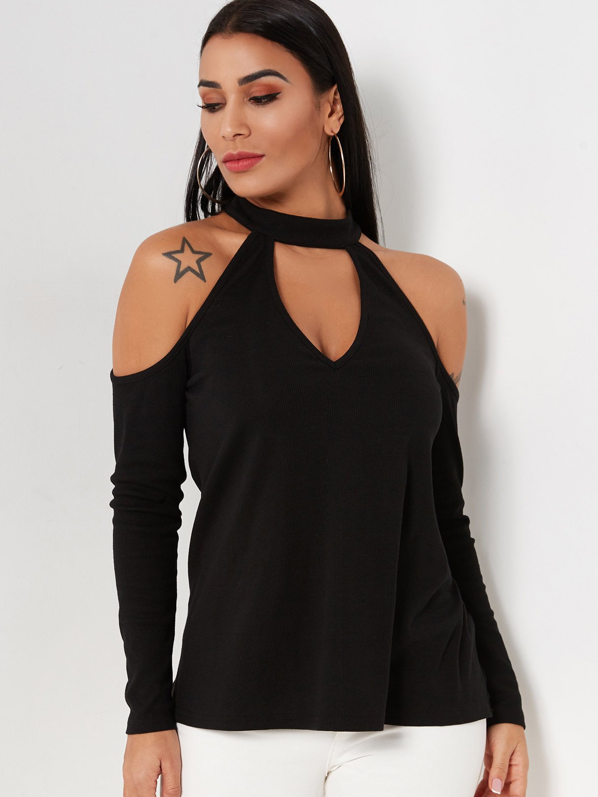 OEM Ladies Black T-Shirts