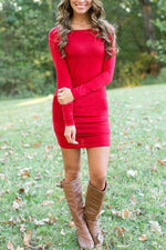 ODM Ladies Long Sleeve Mini Dress
