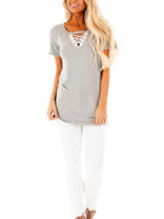NEW FEELING Womens Grey T-Shirts