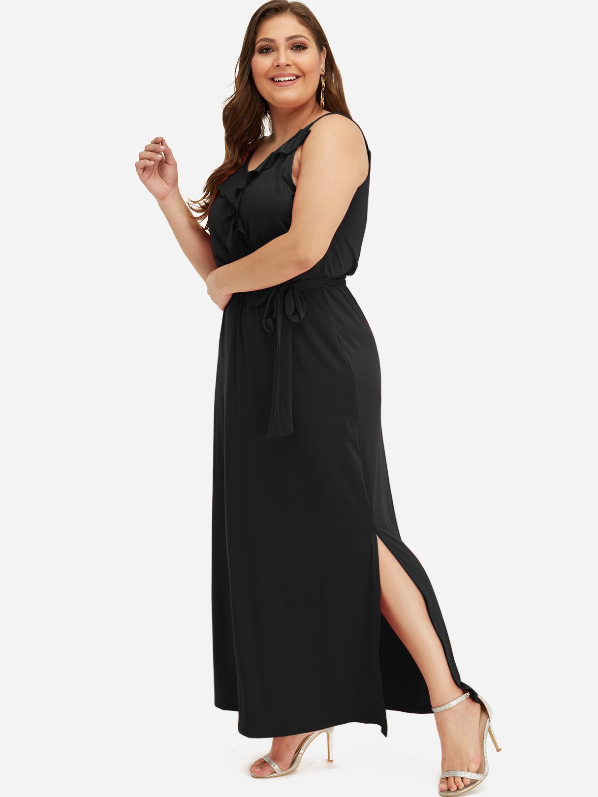 OEM Ladies Black Plus Size Dresses