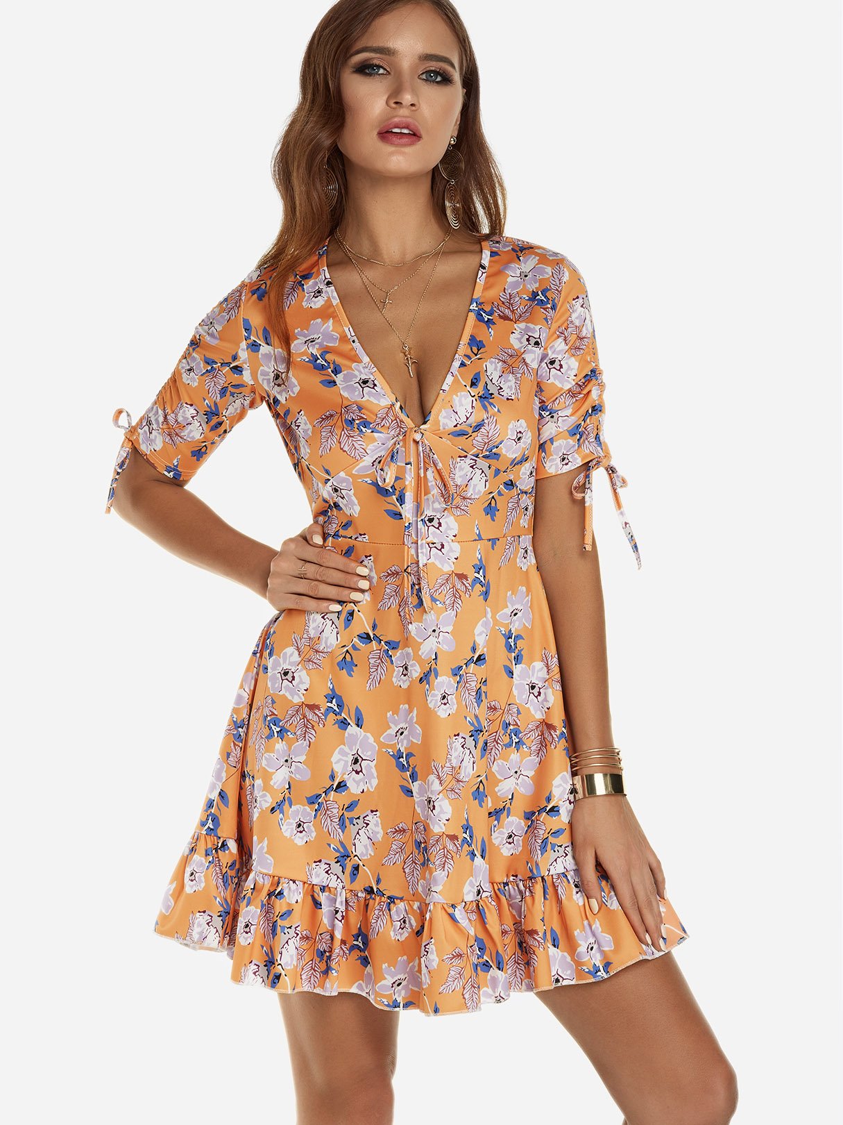 ODM Ladies Short Sleeve Dresses