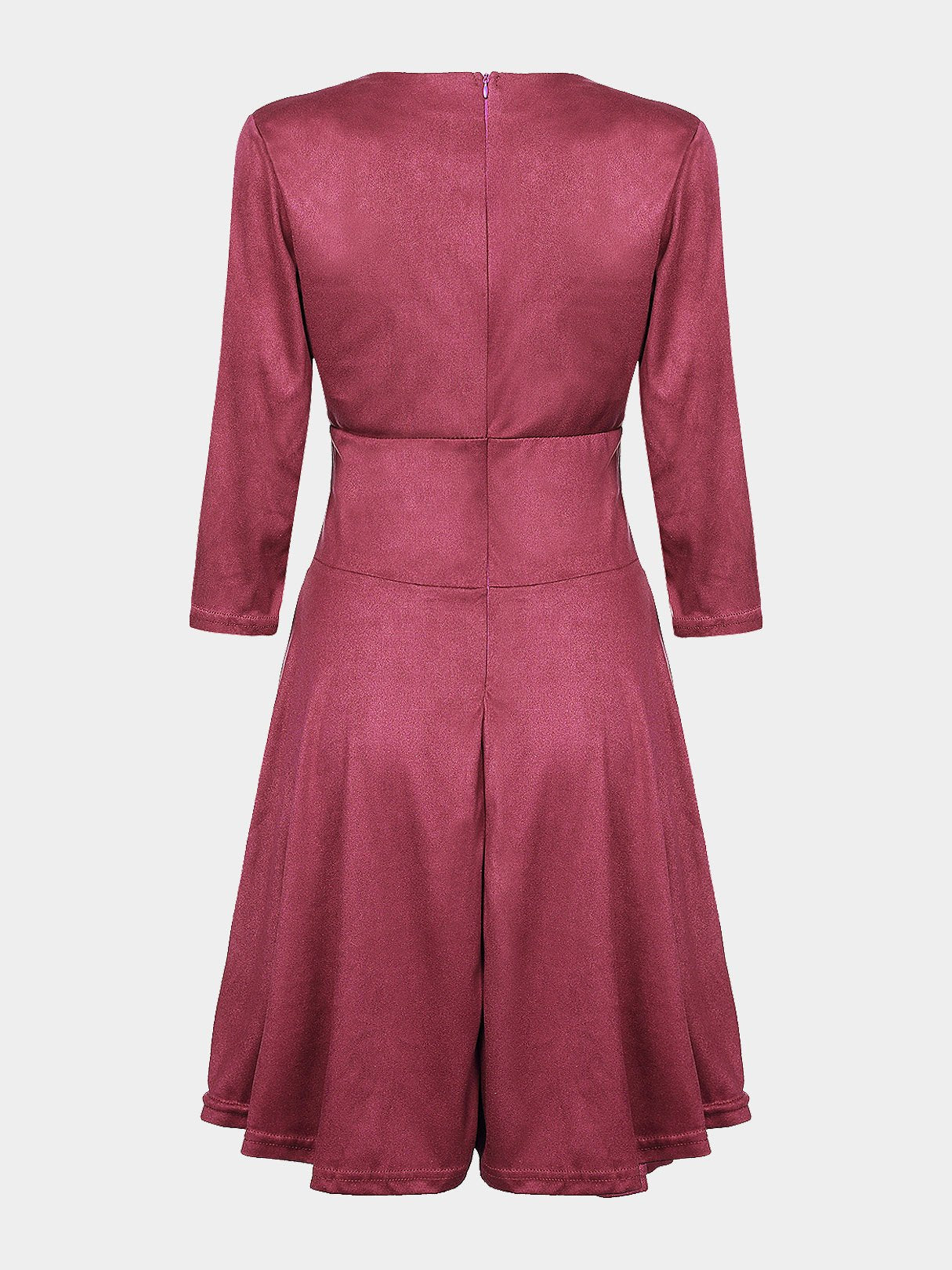 NEW FEELING Womens Plum Casual Dresses