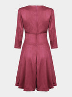 NEW FEELING Womens Plum Casual Dresses