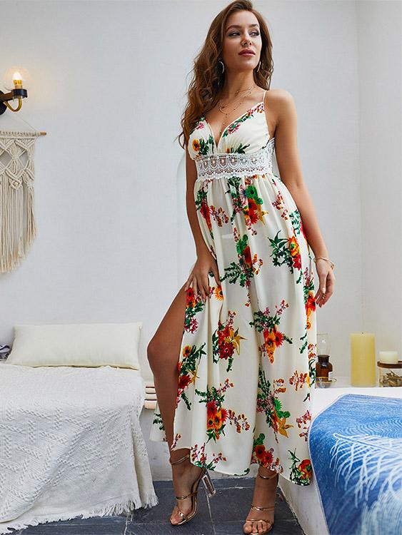 ODM Ladies Sleeveless Maxi Dresses