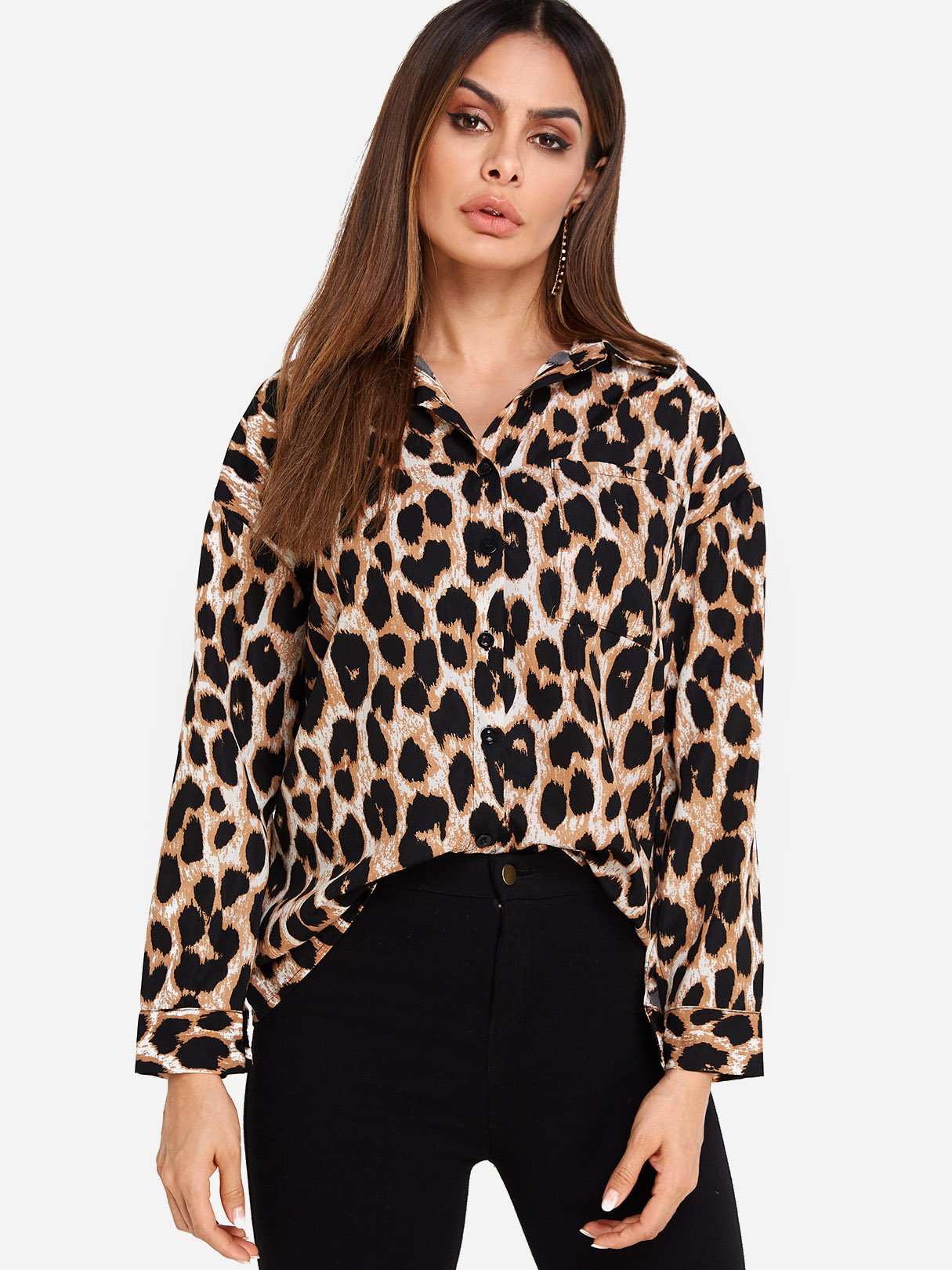 ODM Ladies Long Sleeve Blouses