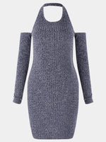 OEM Ladies Blue Mini Dresses